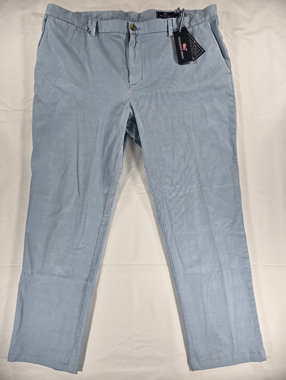 NEW Vineyard Vines Mens 42x32 Breaker Pants Lobster Reef Blue Cotton Chino NWT